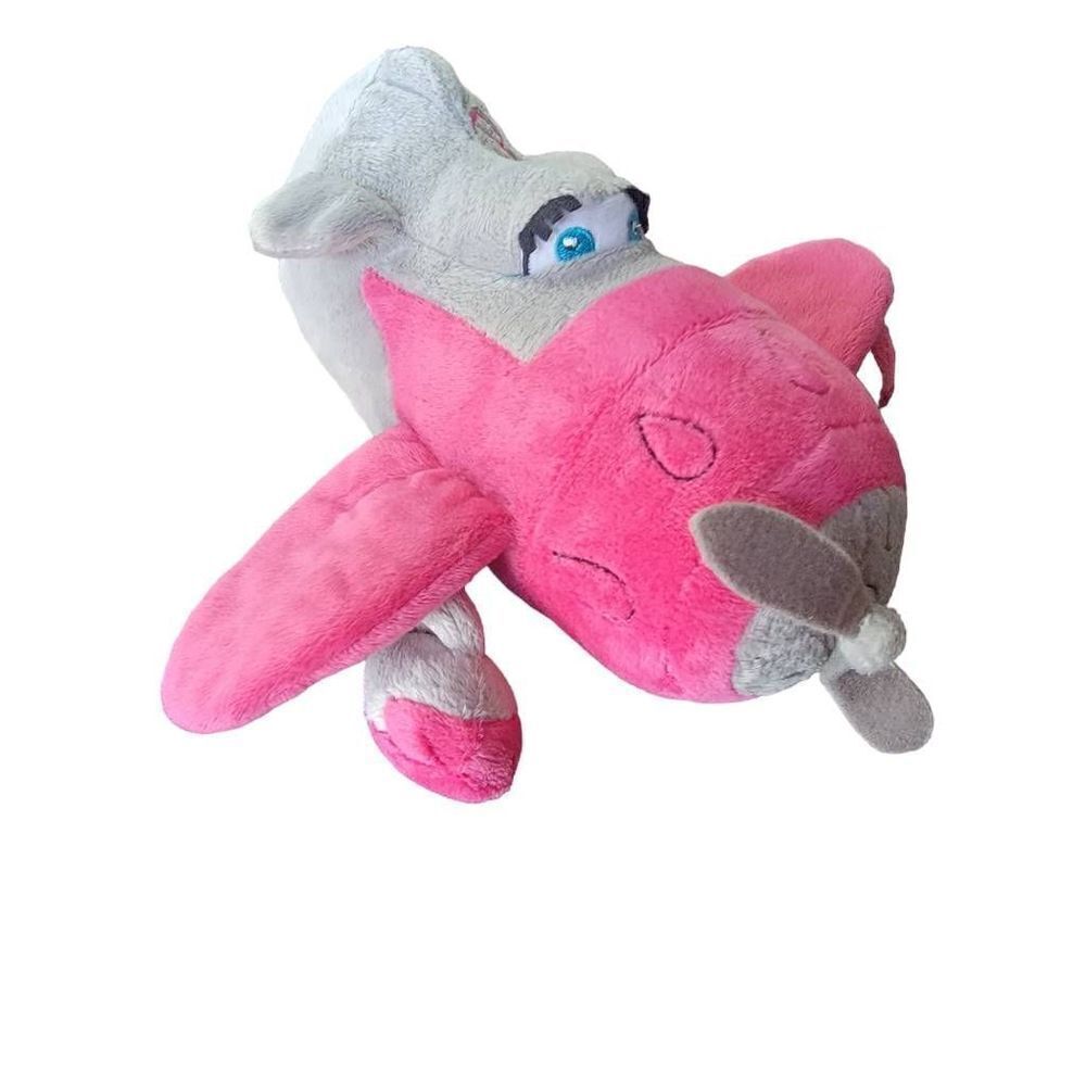 Disney Pixar Anco Plush Puff Airplane 7 Pink Helicopter 10" - Picture 3 of 6